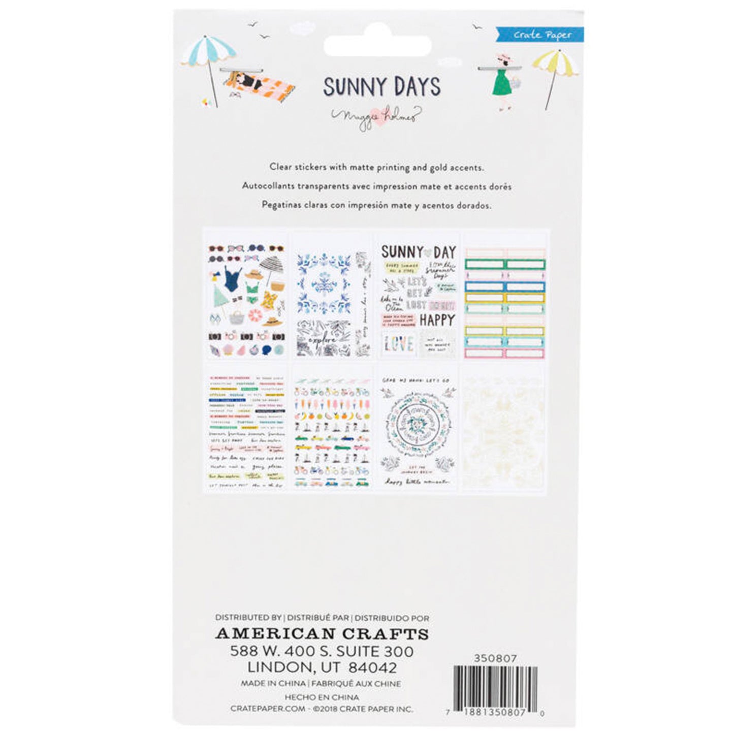 Maggie Holmes - Sticker Pad - Sunny Days