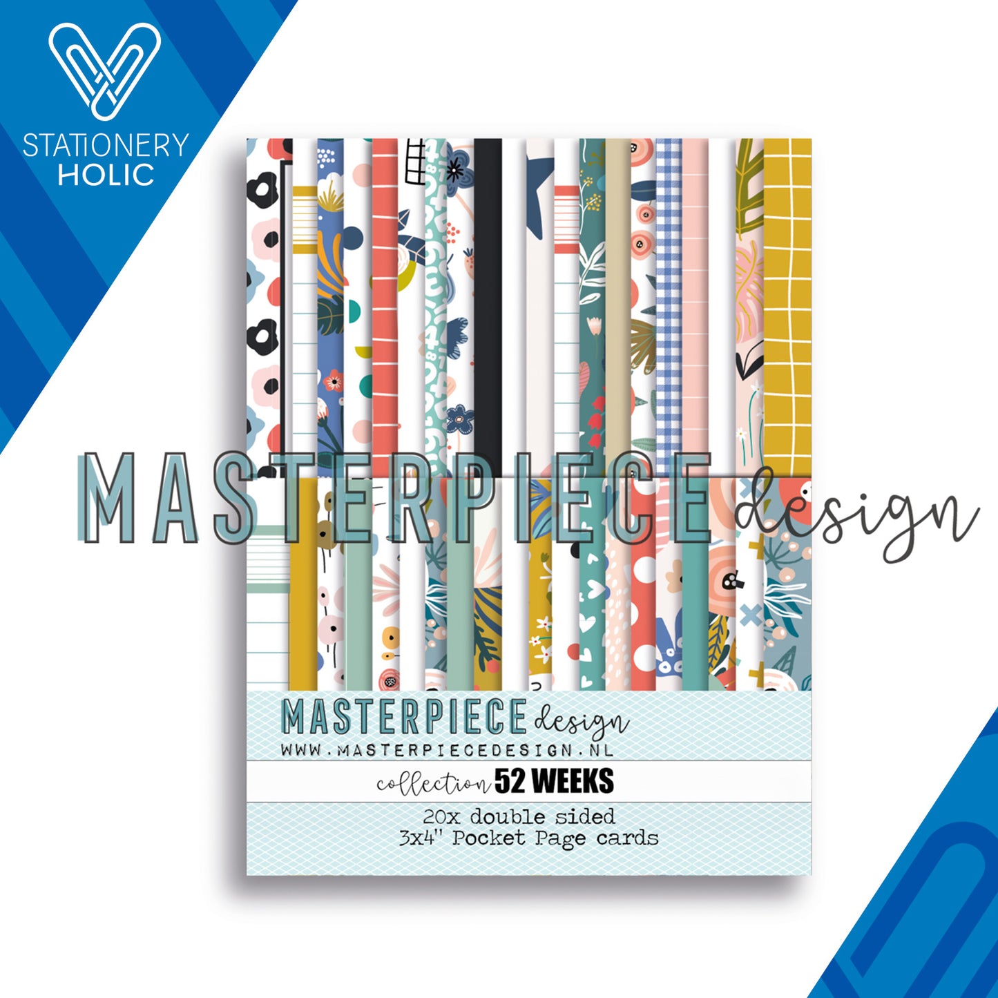 Masterpiece - Bloc Journaling Cards 3 x 4 - 52 Weeks