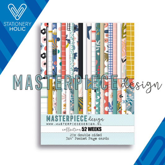 Masterpiece - Bloc Journaling Cards 3 x 4 - 52 Weeks