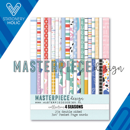 Masterpiece - Bloc Journaling Cards 3 x 4 - 4 Seasons
