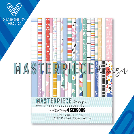 Masterpiece - Bloc Journaling Cards 3 x 4 - 4 Seasons