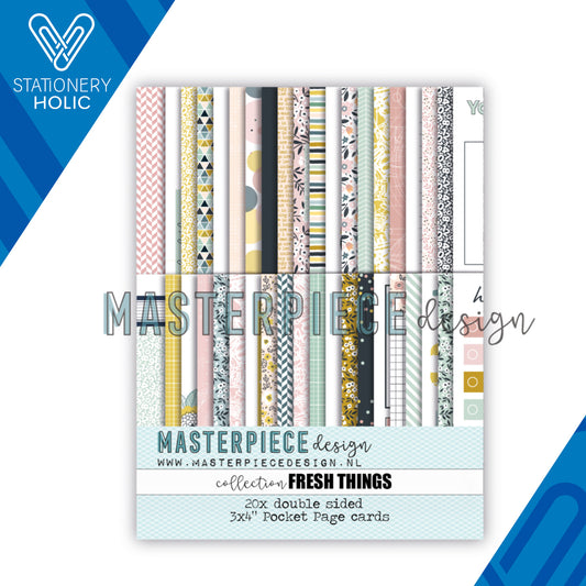 Masterpiece - Bloc Journaling Cards 3 x 4 - Fresh Things