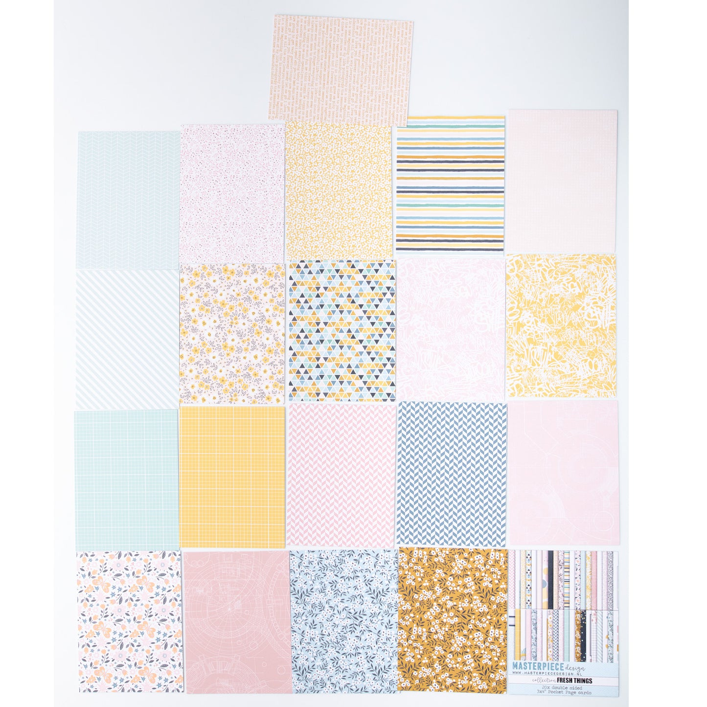 Masterpiece - Bloc Journaling Cards 3 x 4 - Fresh Things