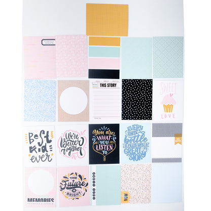 Masterpiece - Bloc Journaling Cards 3 x 4 - Happy & Sweet