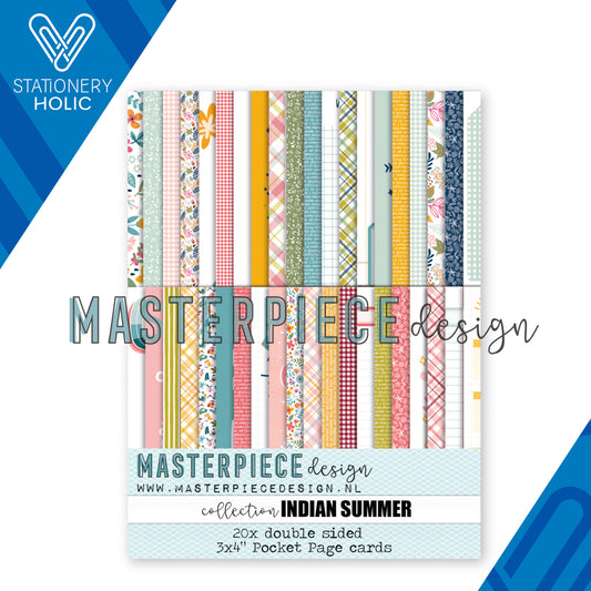 Masterpiece - Bloc Journaling Cards 3 x 4 - Indian Summer