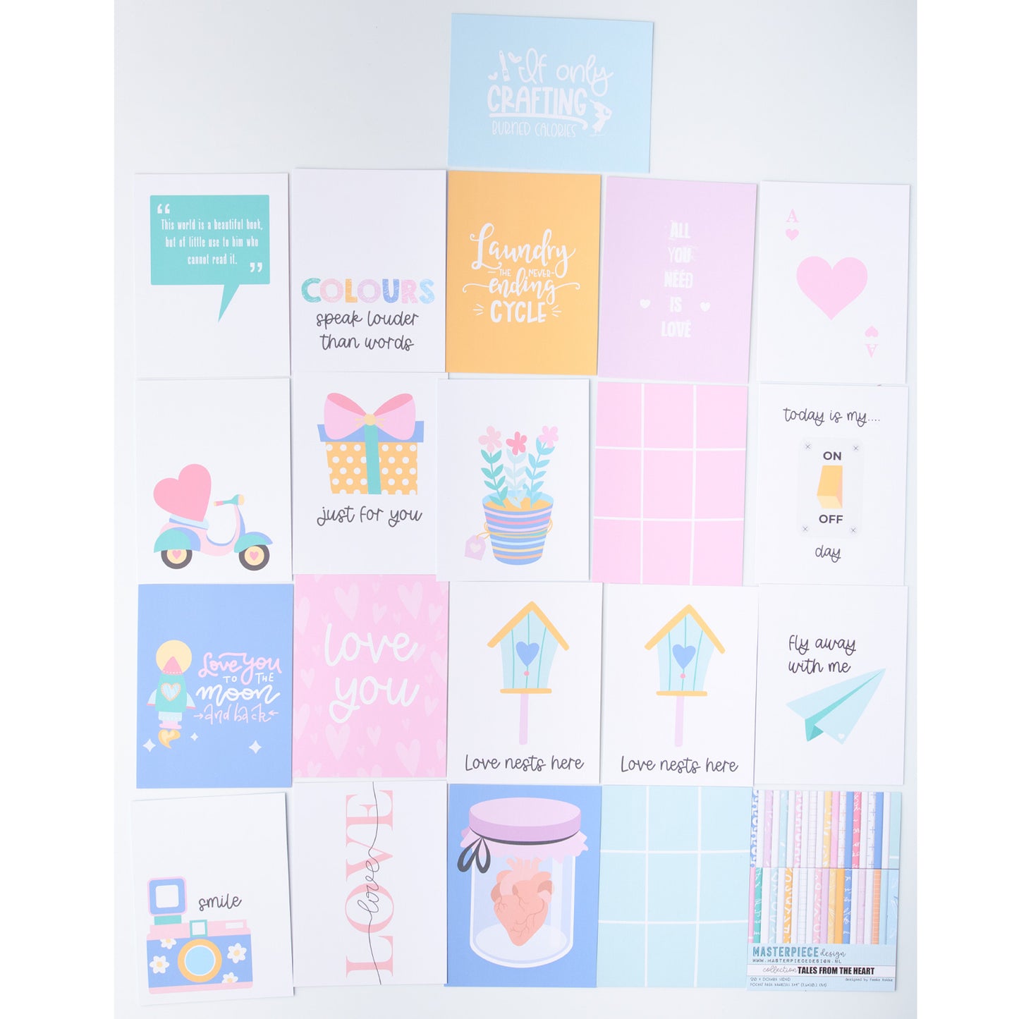 Masterpiece - Bloc Journaling Cards 3 x 4 - Tales From The Heart