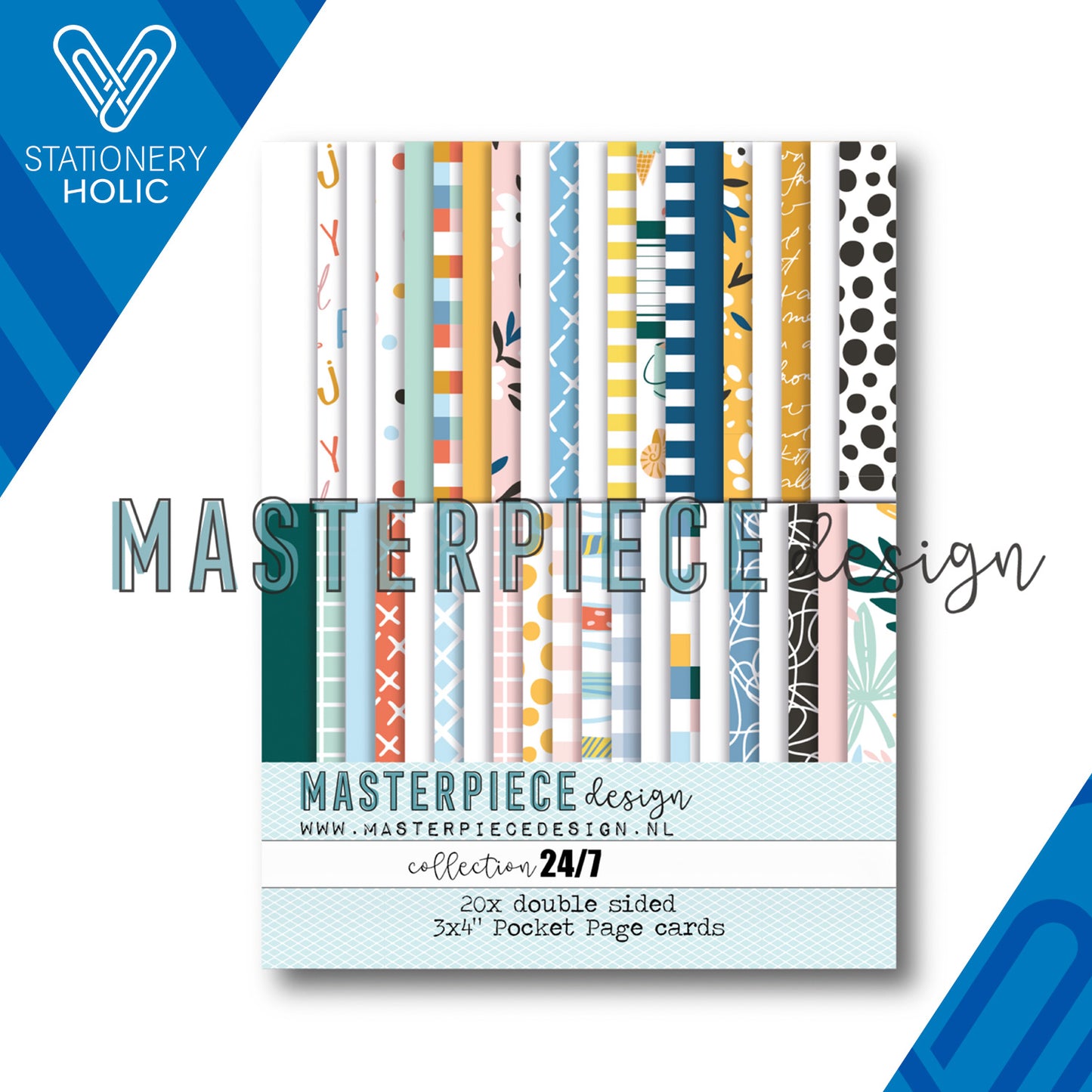Masterpiece - Bloc Journaling Cards 3 x 4 - 24/7