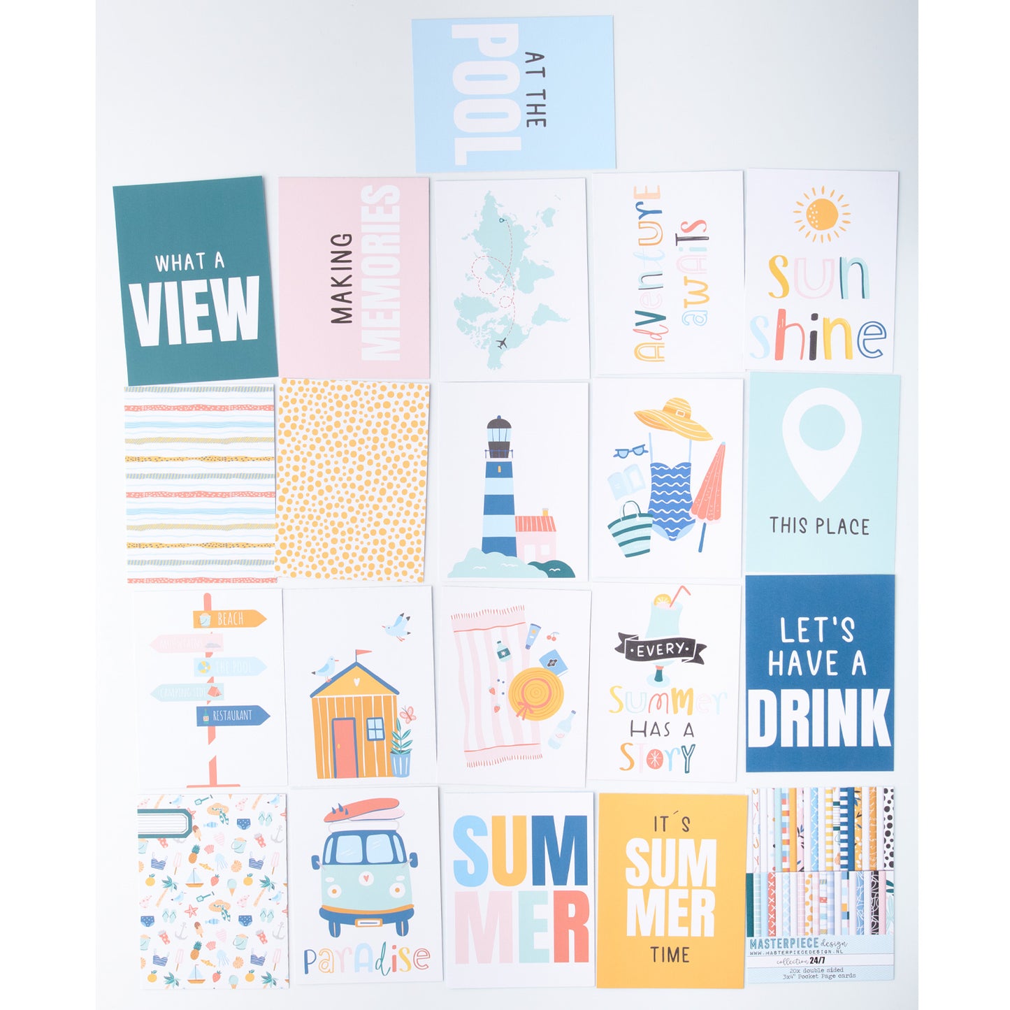 Masterpiece - Bloc Journaling Cards 3 x 4 - 24/7