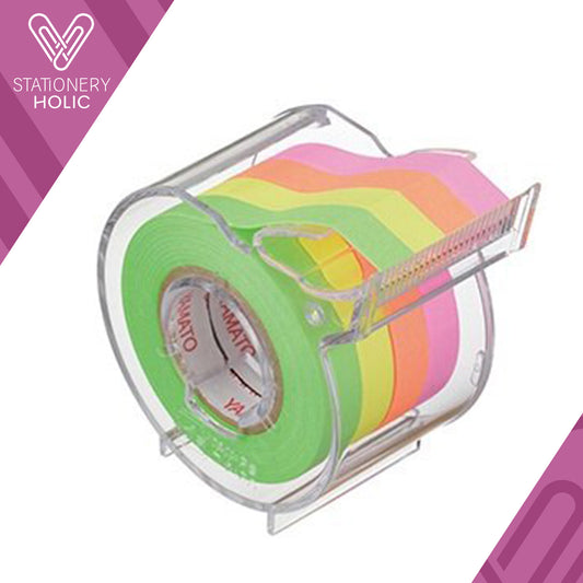 Memoc - Dispensador Sticky Notes 7 mm - Fluorescente