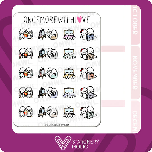 Once More With Love - Stickers - Movie and TV Couple
