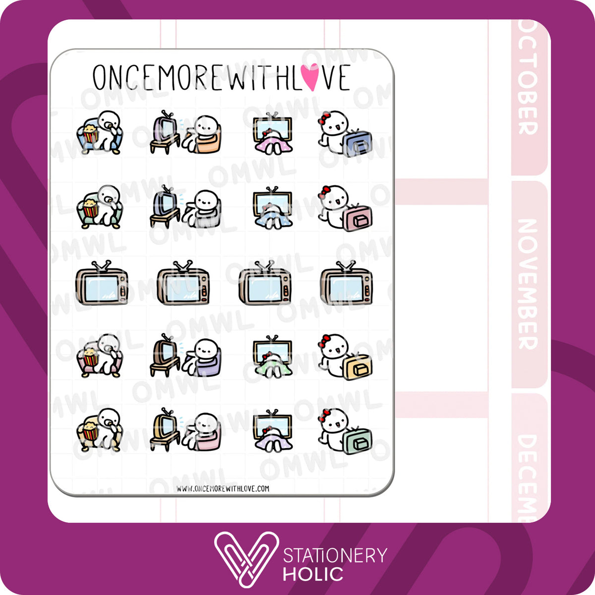 Once More With Love - Stickers - Movie and TV 2.0