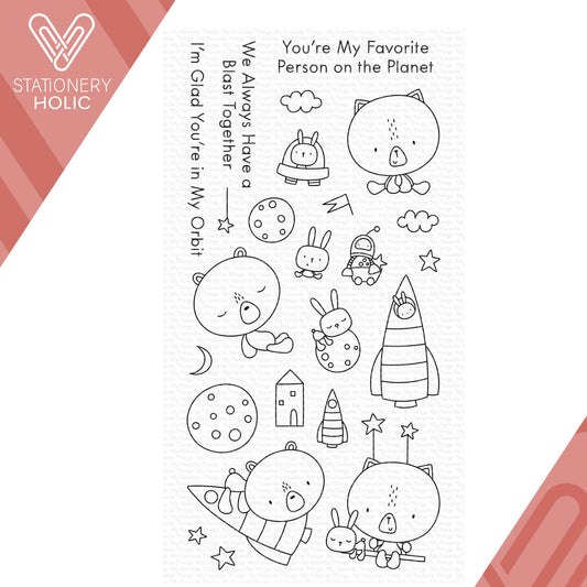 My Favorite Things - Sellos 4 x 8 - Blastoff Buddies