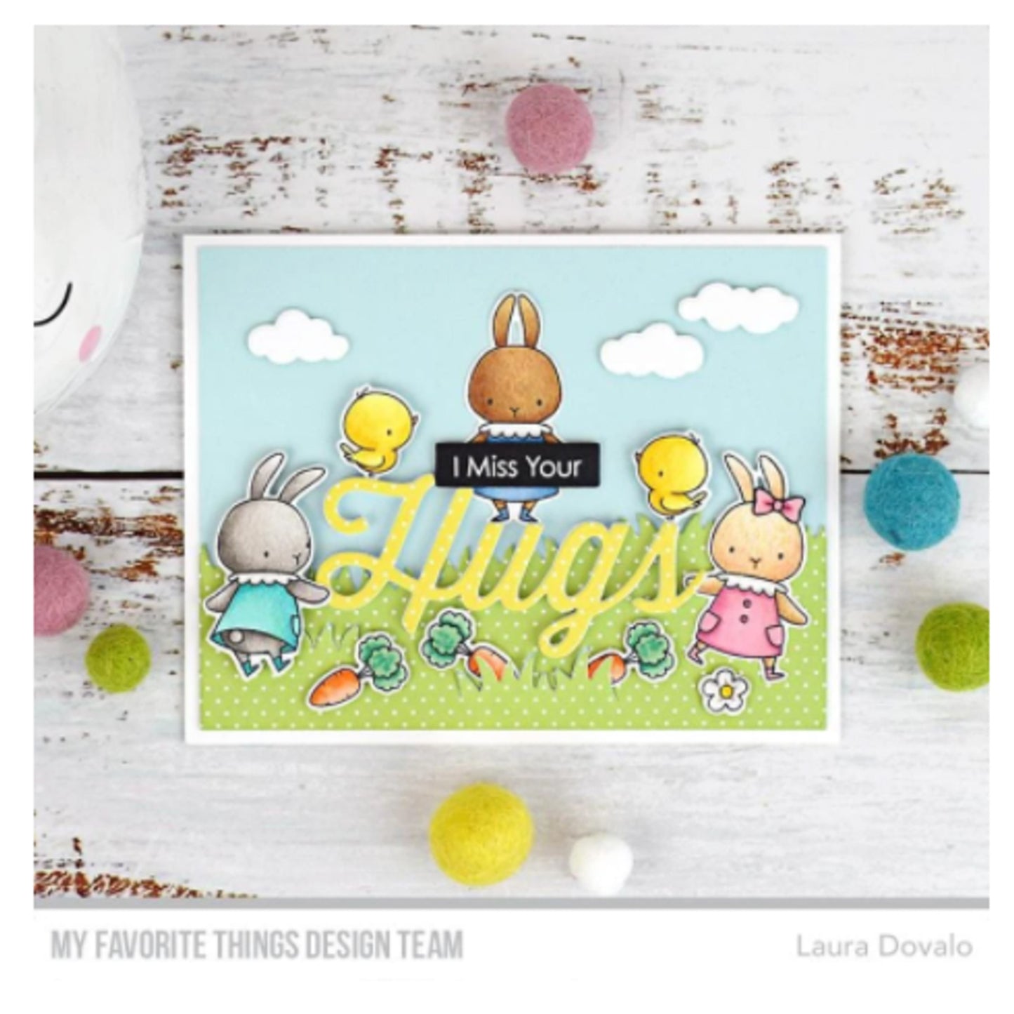 My Favorite Things - Sellos 4 x 8 - Somebunny