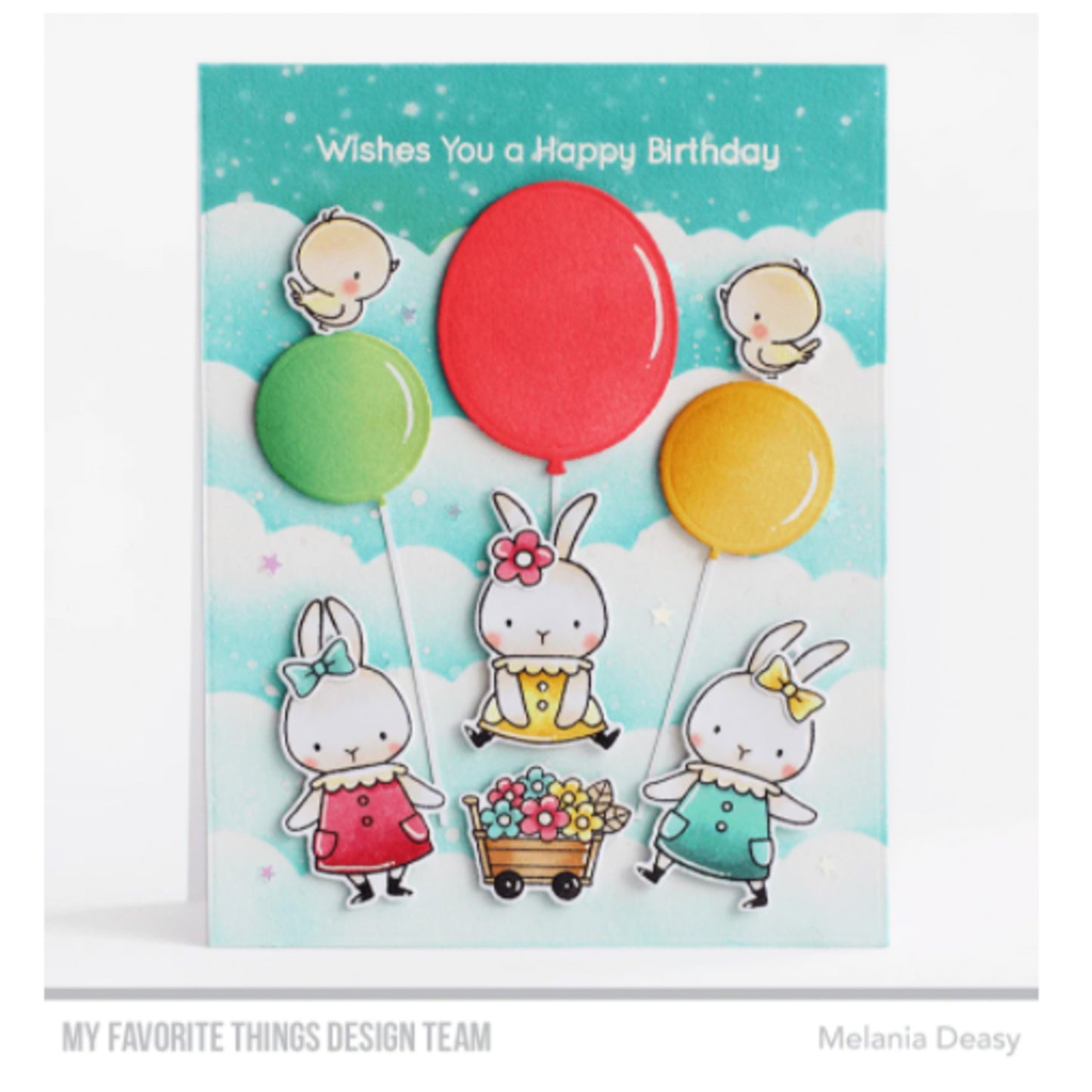 My Favorite Things - Sellos 4 x 8 - Somebunny