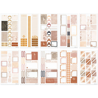 Happy Planner - Sticker Book - Neutral Noir
