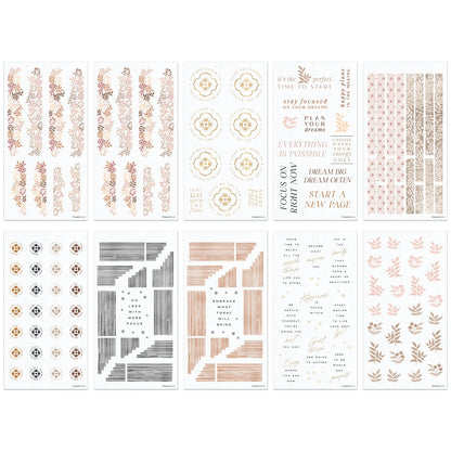 Happy Planner - Sticker Book - Neutral Noir