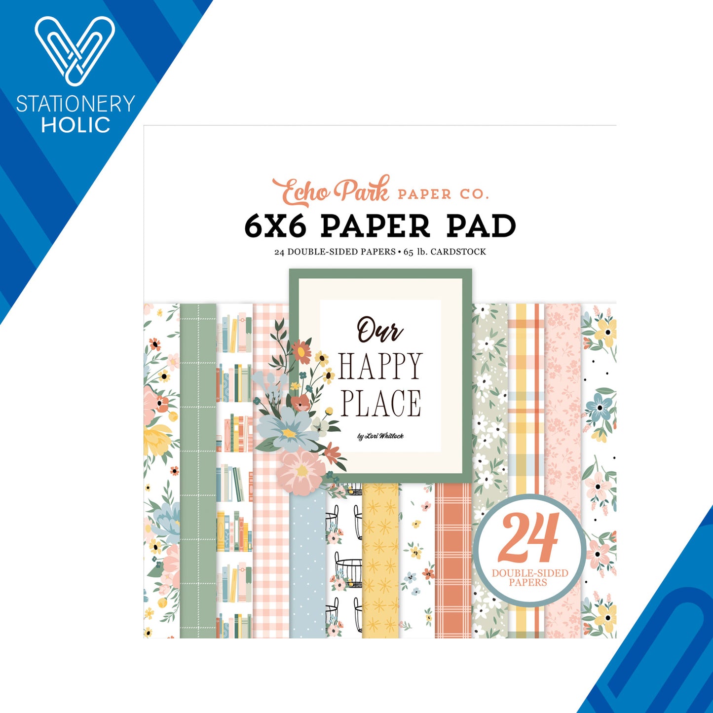 Echo Park - Bloc Papel 6 x 6 - Our Happy Place