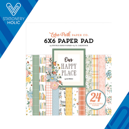 Echo Park - Bloc Papel 6 x 6 - Our Happy Place