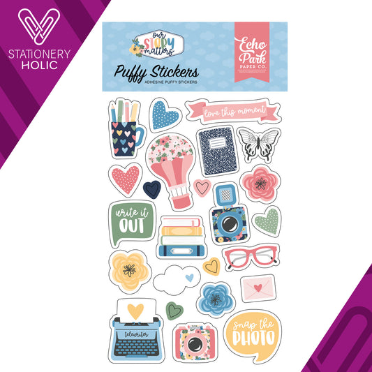 Echo Park - Puffy Stickers - Our Story Matters