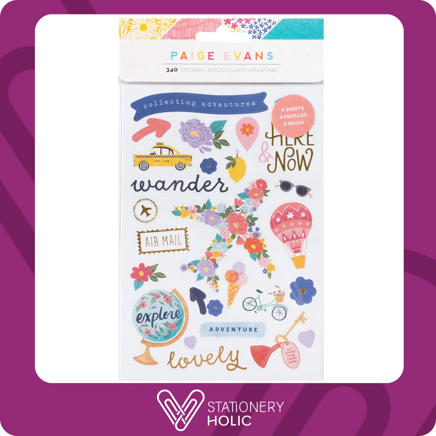 Paige Evans - Sticker Pad - Adventurous