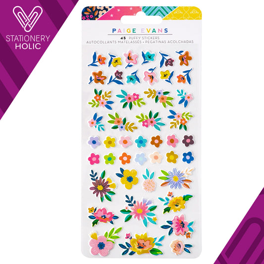 Paige Evans - Puffy Stickers - Blooming Wild