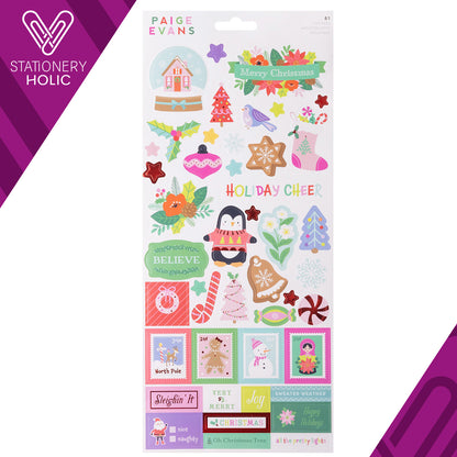 Paige Evans - Stickers 6 x 12 - Sugarplum Wishes