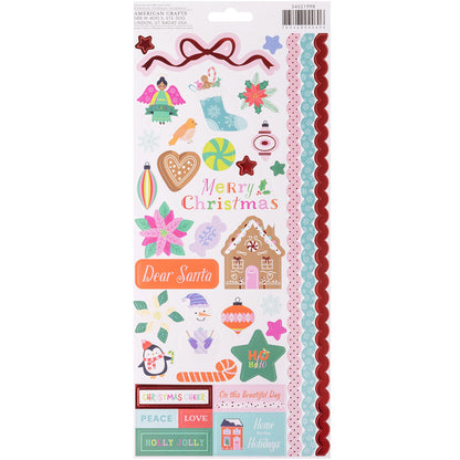 Paige Evans - Stickers 6 x 12 - Sugarplum Wishes