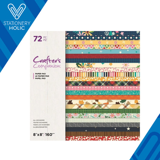 Crafter's Companion - Bloc Papel 8 x 8 - All Occasions