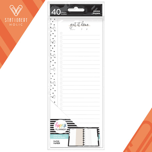 Happy Planner - Papel Skinny Classic Folded - Dotty