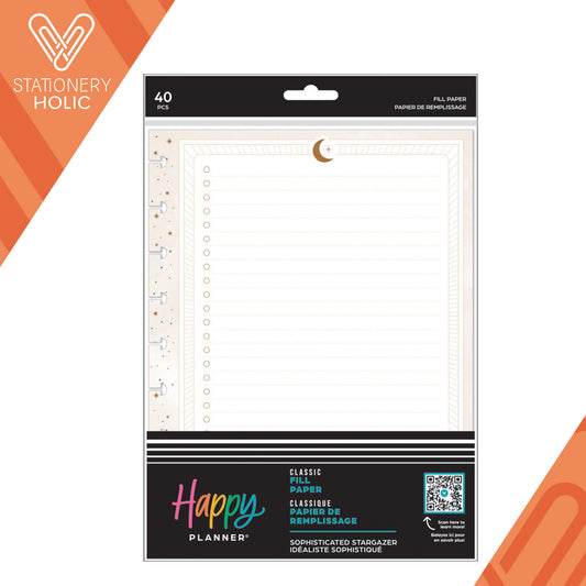 Happy Planner - Papel Classic - Sophisticated Stargazer