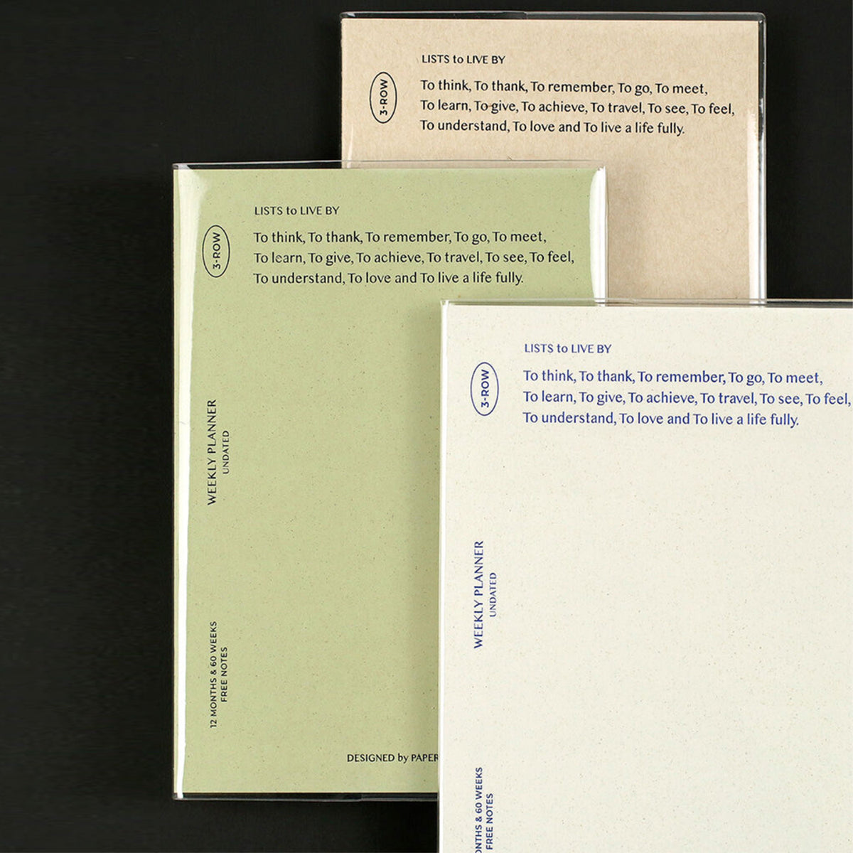 Paperian - Planner Semanal Lists To Live By