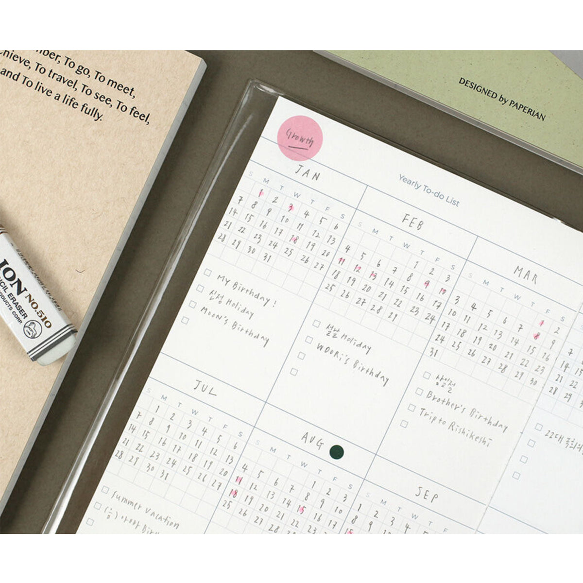 Paperian - Planner Semanal Lists To Live By
