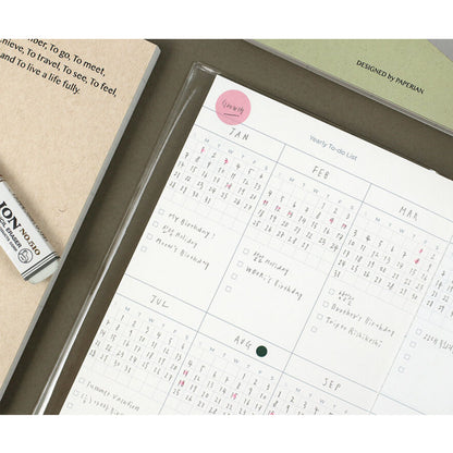 Paperian - Planner Semanal Lists To Live By