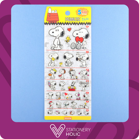 Peanuts - Enamel Stickers - Amarillo