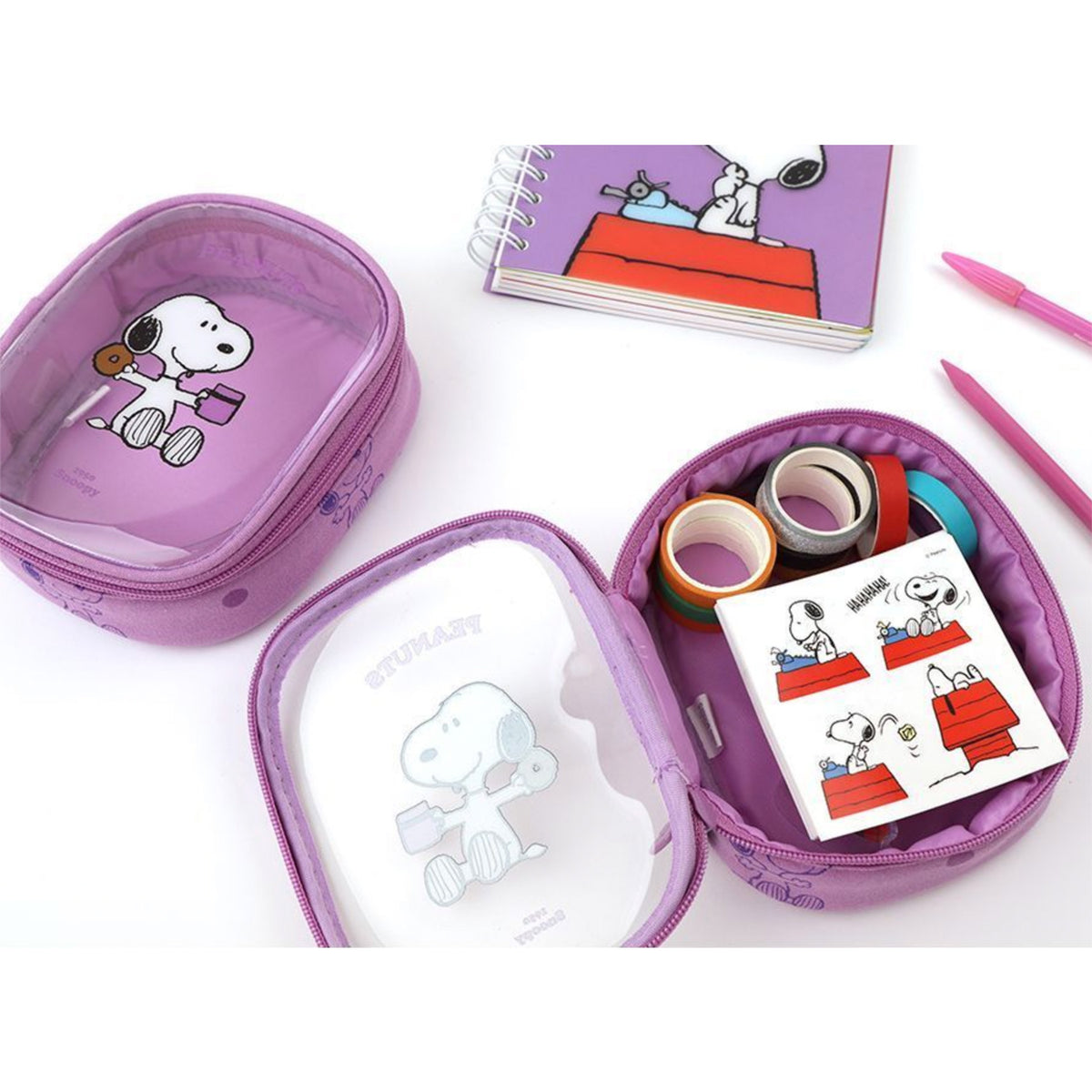 Peanuts - Estuche Transparente - Snoopy
