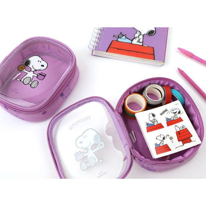 Peanuts - Estuche Transparente - Snoopy