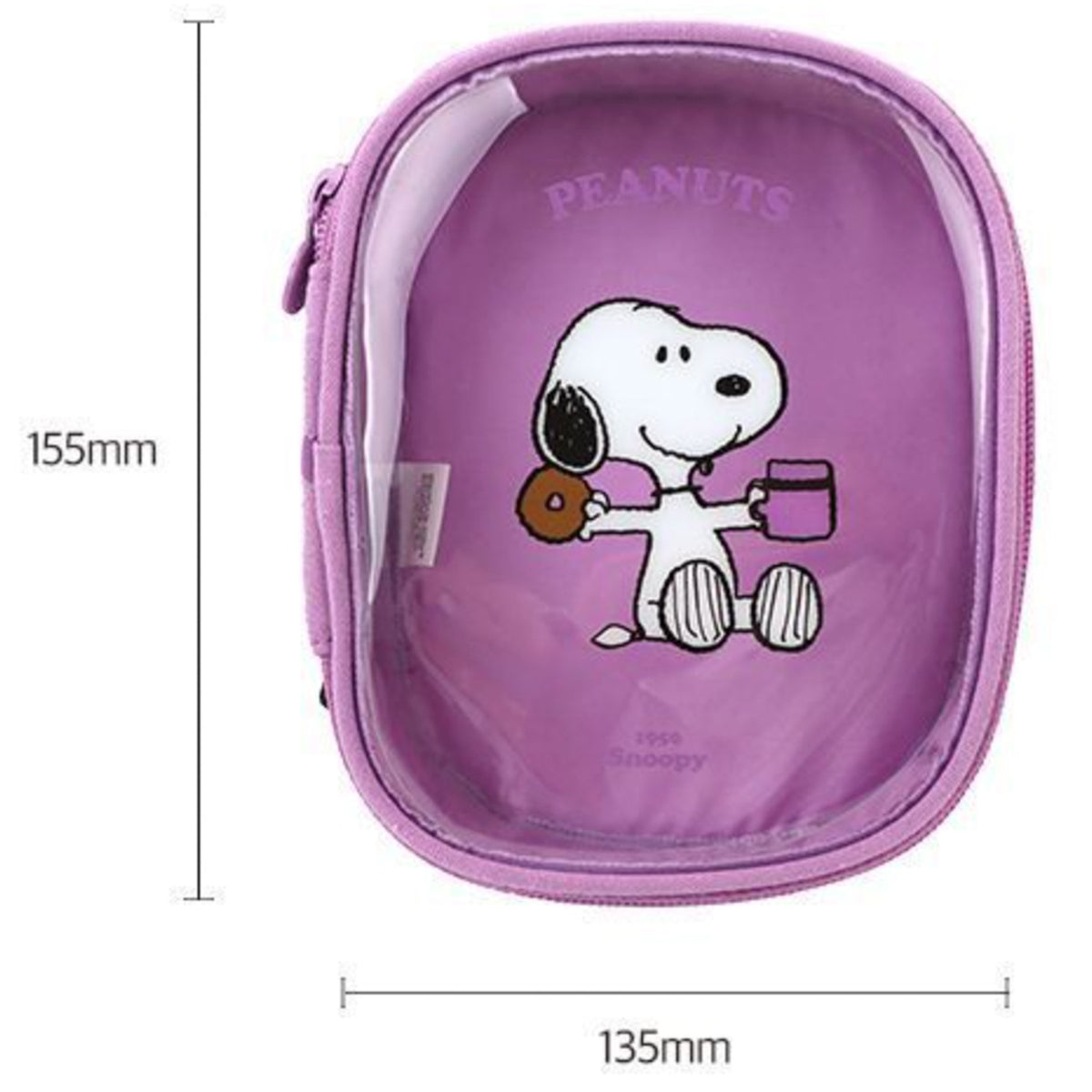 Peanuts - Estuche Transparente - Snoopy