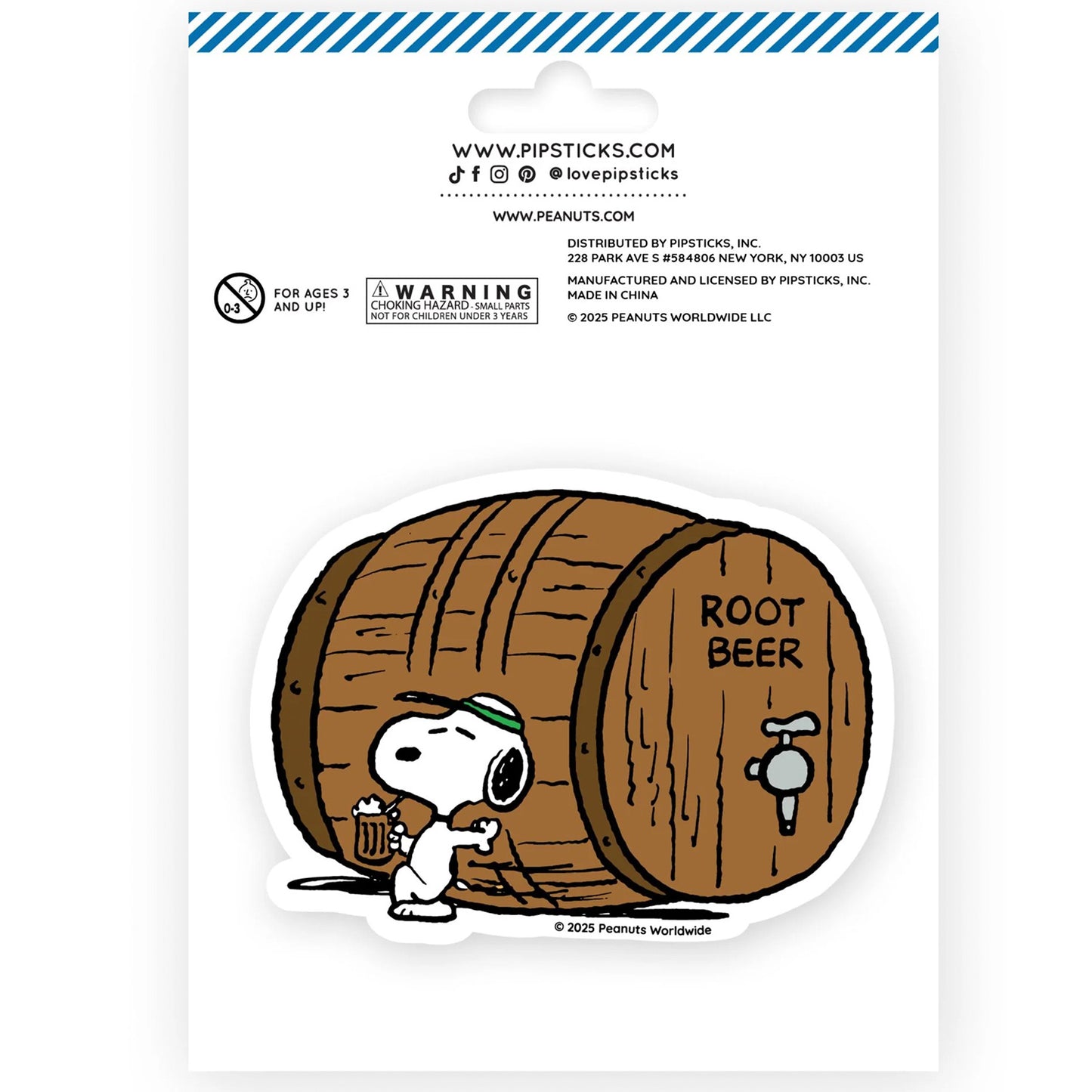 Pipsticks - Scratch 'N Sniff - Peanuts Fizzy Root Beer (2ct)