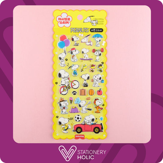 Peanuts - Puffy Stickers - Amarillo