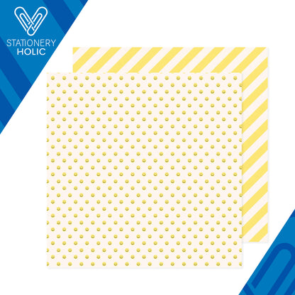 Pebbles - Hoja de Papel 12 x 12 - All The Cake - Smiley Faces