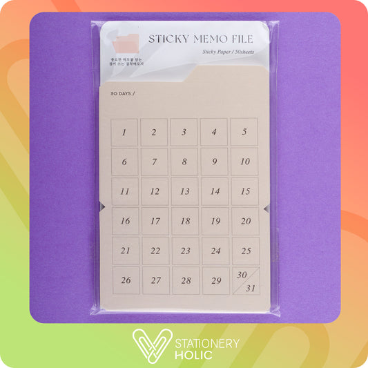 Plepic - Sticky Notes Folder - 12 - 30 Days