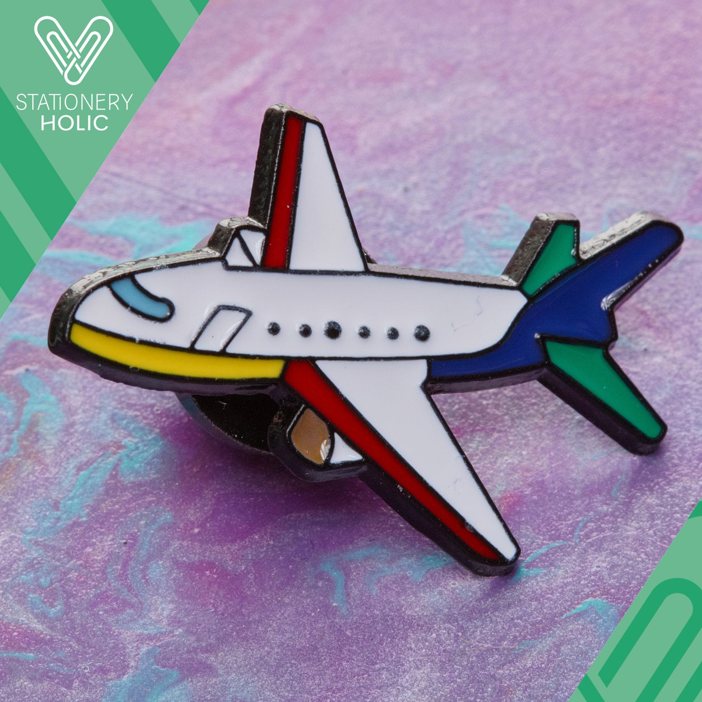 UB - Pin - Avion Colores