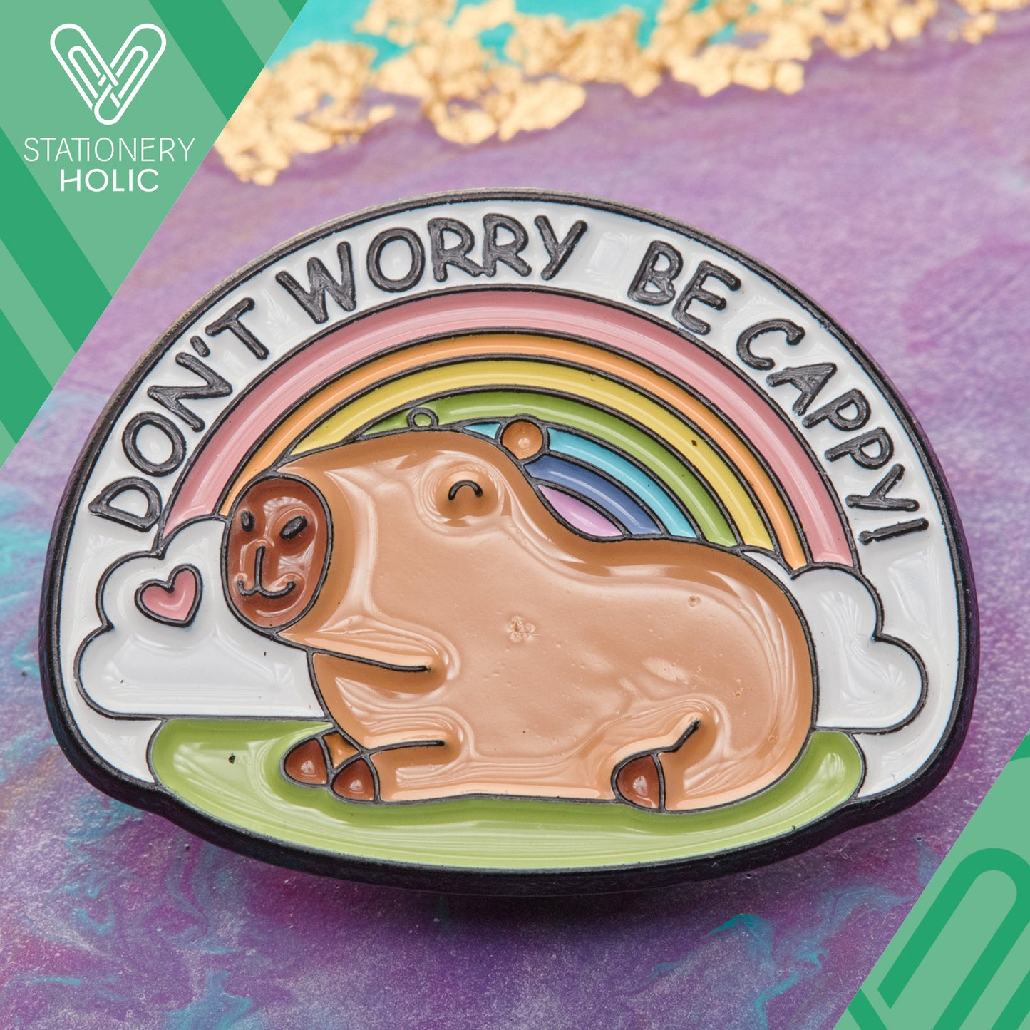 UB - Pin - Capibara Don't Worry