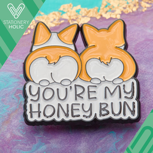 UB - Pin - Corgi Honey Bun