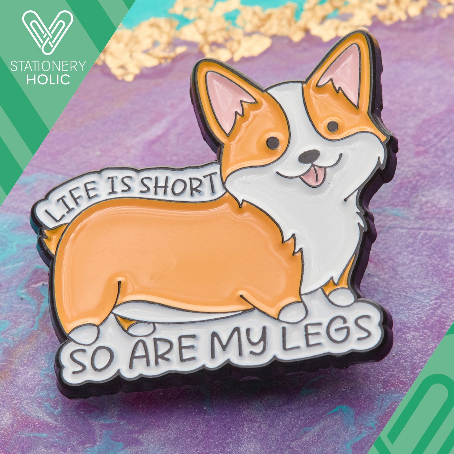 UB - Pin - Corgi Short Legs