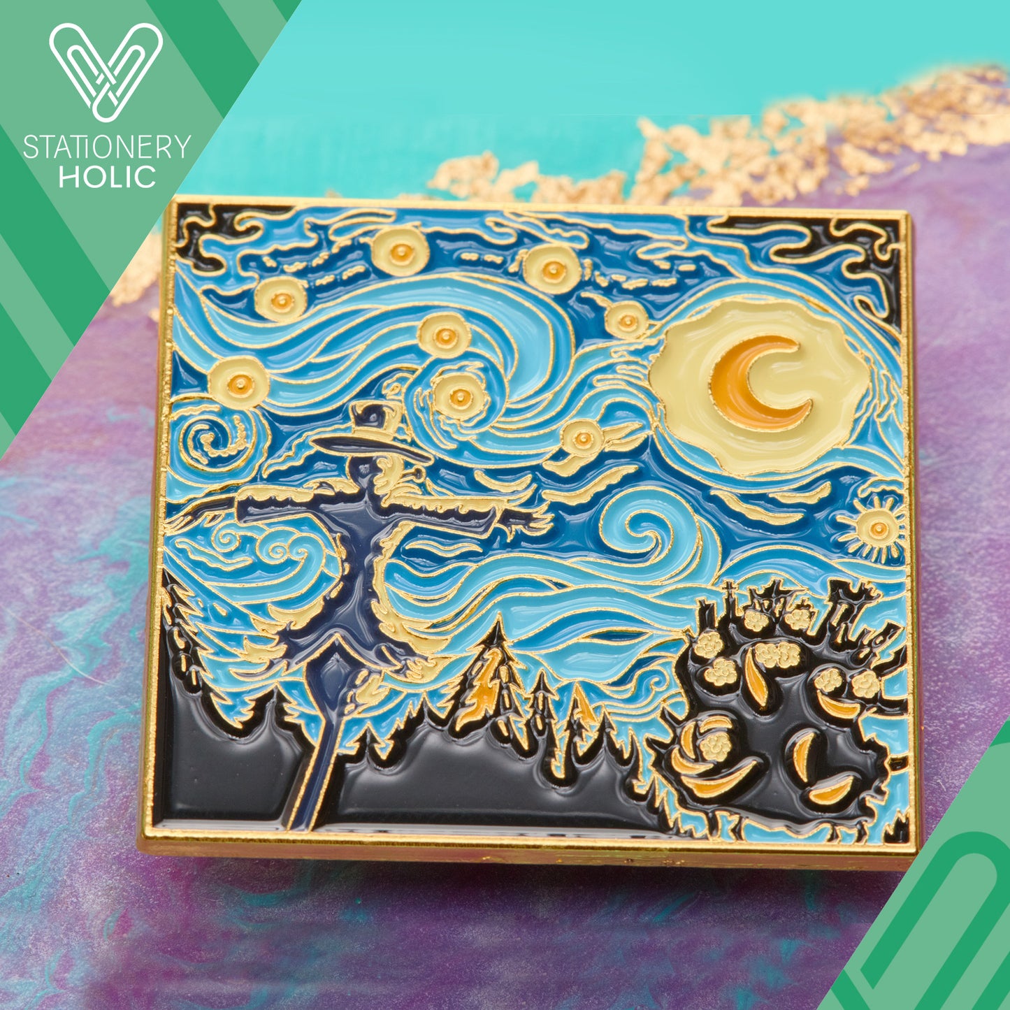 UB - Pin - Cuadro Van Gogh Espanta Pajaros