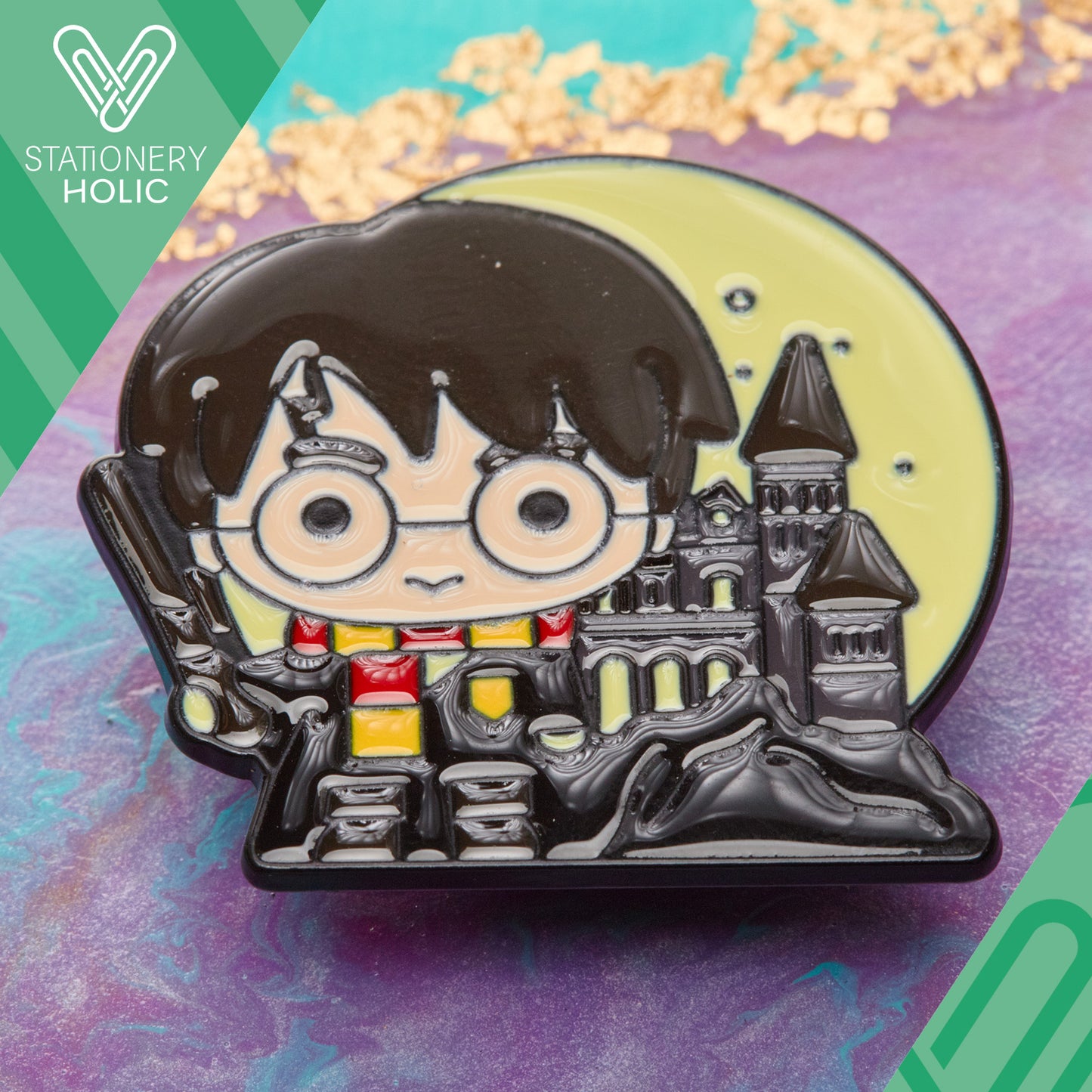 UB - Pin - Harry Potter Chibi Castillo