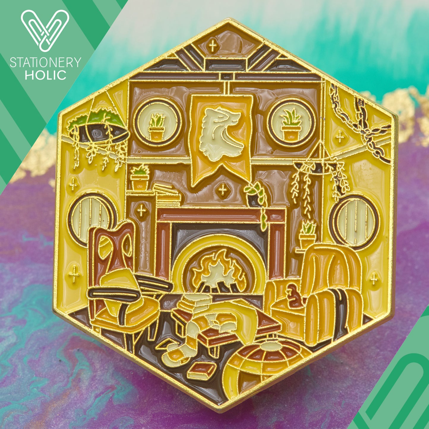 UB - Pin - Harry Potter hufflepuff