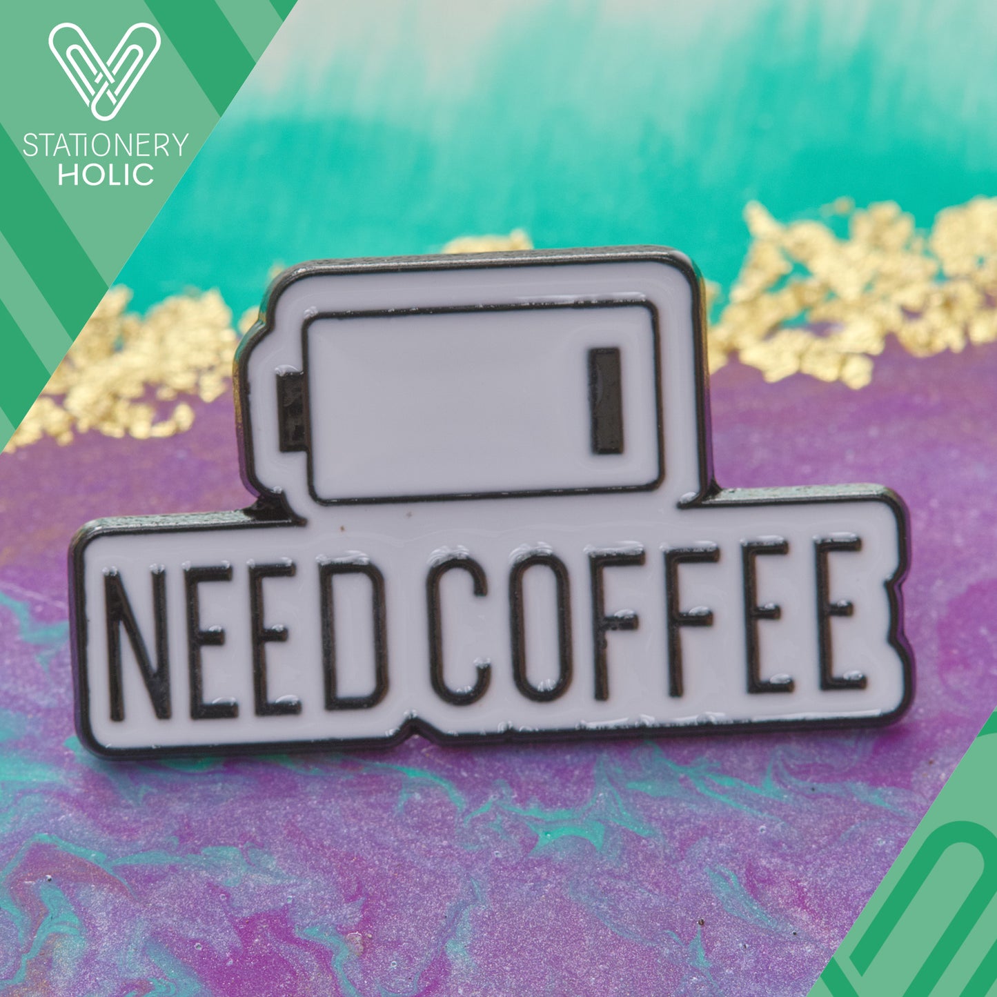 UB - Pin - Need Coffee