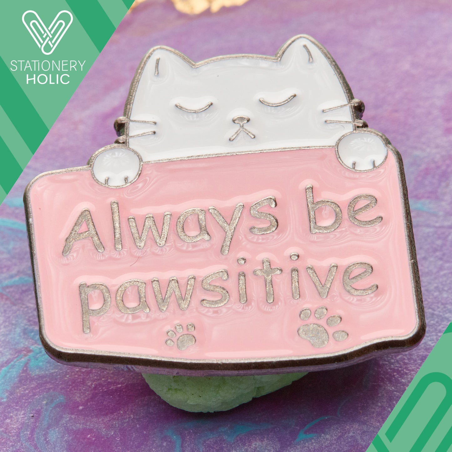 UB - Pin - Pets Always Be Pawsitive Cat